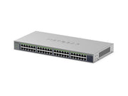NETGEAR GS748 Ohanterad Gigabit Ethernet (10/100/1000) Grå