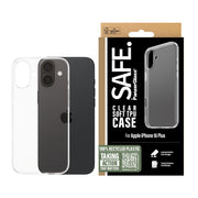 PanzerGlass SAFE. by TPU Case Transparent iPhone 16 Plus