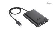 i-tec C31DUAL4K60DP USB-grafikadapter 7680 x 4320 pixlar Svart