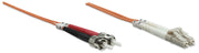 Intellinet 3m LC/ST InfiniBand och fiberoptisk kabel Orange