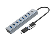 Conceptronic HUBBIES21GP gränssnittshubbar USB 3.2 Gen 1 (3.1 Gen 1) Type-A 5000