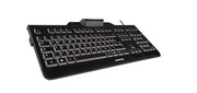 CHERRY KC 1000 SC tangentbord Kontor USB Nordic Svart