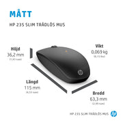 HP 235 Slim trådlös mus
