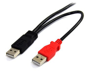 StarTech.com 1,8 m USB Y-kabel för extern hårddisk
