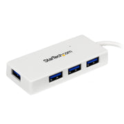 StarTech.com Bärbar SuperSpeed mini USB 3.0-hubb med 4 portar
