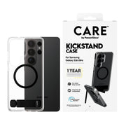 PanzerGlass CARE by Kickstand Case Transparent w. Qi Samsung Galaxy S26 Ultra