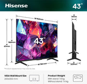 Hisense 43E7S PRO
