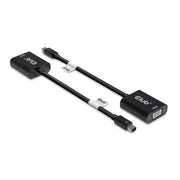 CLUB3D CAC-2113 videokabeladapter 0,228 m Mini Displayport VGA Svart