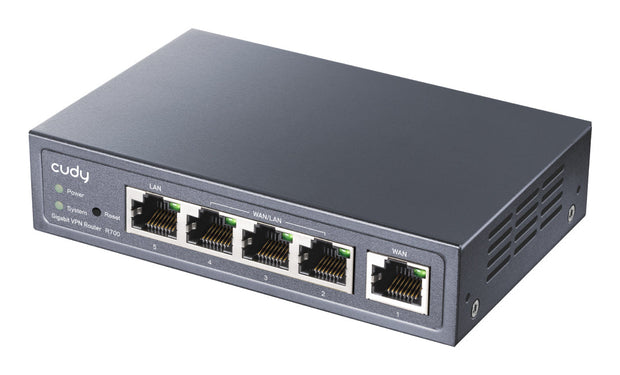Cudy Gigabit Multi-WAN VPN Router kabelansluten router Snabb Ethernet, bild 2