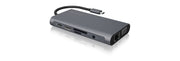 ICY BOX IB-DK4040-CPD Kabel USB 3.2 Gen 1 (3.1 Gen 1) Type-C Antracit