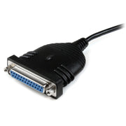 StarTech.com 1,8 m USB till DB25 parallell skrivaradapterkabel