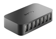 D-Link DUB-H7 USB 2.0 Type-B 480 Mbit/s Svart