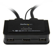 StarTech.com SV211HDUA KVM-switchar Svart