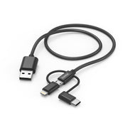 Hama 00201536 USB-kablar USB 2.0 1,5 m USB A USB C 0,48 Gbit/s Svart