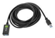 Techly ICUR3050G USB-kablar USB 3.2 Gen 1 (3.1 Gen 1) 5 m USB A Svart