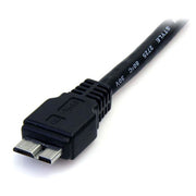 StarTech.com 0,5 m svart SuperSpeed USB 3.0-kabel A till Micro B