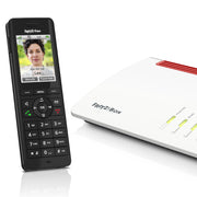 Fon FRITZ! X6 DECT-telefon Namn och uppringnings-ID Svart