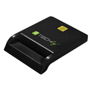 Techly I-CARD CAM-USB2TYC läsare smarta kort inomhus USB USB 2.0 Svart