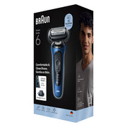 Braun Series 6 62-B1200S Folierakapparat Trimmer Blå