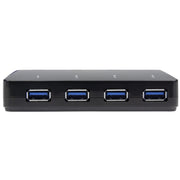 StarTech.com USB 3.0-hub med 4 portar plus dedicerad laddningsport