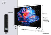 TCL V6C 75V6C TV-apparat