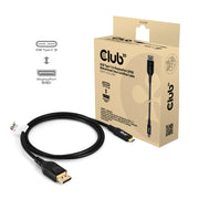 CLUB3D CAC-1559 videokabeladapter 1 m USB Type-C DisplayPort Svart