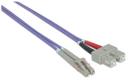 Intellinet 750929 InfiniBand och fiberoptisk kabel 2 m LC SC Violett