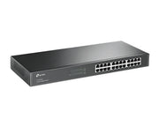 TP-Link TL-SG1024 Ohanterad Gigabit Ethernet (10/100/1000) 1U Svart