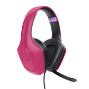 Trust GXT 415P Zirox Headset Kabel Huvudband Spela Rosa