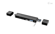 i-tec CADONGLEUSBSD gränssnittshubbar USB 3.2 Gen 1 (3.1 Gen 1) Type-A + Type-C 5000