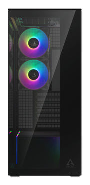 ARCTIC Xtender Black (Mirror Glass) Midi Tower Svart