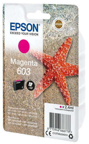 Epson Singlepack Magenta 603 Ink bläckpatron