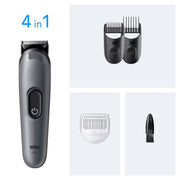 Braun AIO3500 skägg/hår trimmer Svart