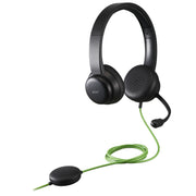 Acer GP.HDS11.01N hörlur och headset Kabel Huvudband Samtal/musik Svart