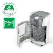 Leitz IQ OptiMax Small Office 350 Dokumentförstörare P5 22L