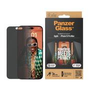 PanzerGlass Privacy Screen Protector iPhone 15 Pro Max
