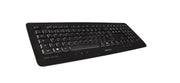 CHERRY DW 5100 tangentbord Mus inkluderad Universal RF Trådlös AZERTY Belgiskt Svart