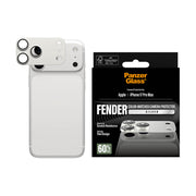 PanzerGlass Fender Camera Protector Silver iPhone 17 Pro Max Genomskinligt