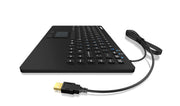 KeySonic KSK-5230 IN (DE) tangentbord Kontor USB QWERTZ tyska Svart