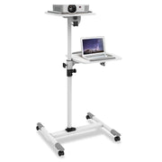 Techly ICA-TB TPM-6 multimediavagnar & ställ Vit Multimediaställ på hjul