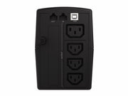 Conceptronic ZEUS07E strömskydd (UPS) Linjeinteraktiv 1 kVA 600 W 4 AC-utgångar