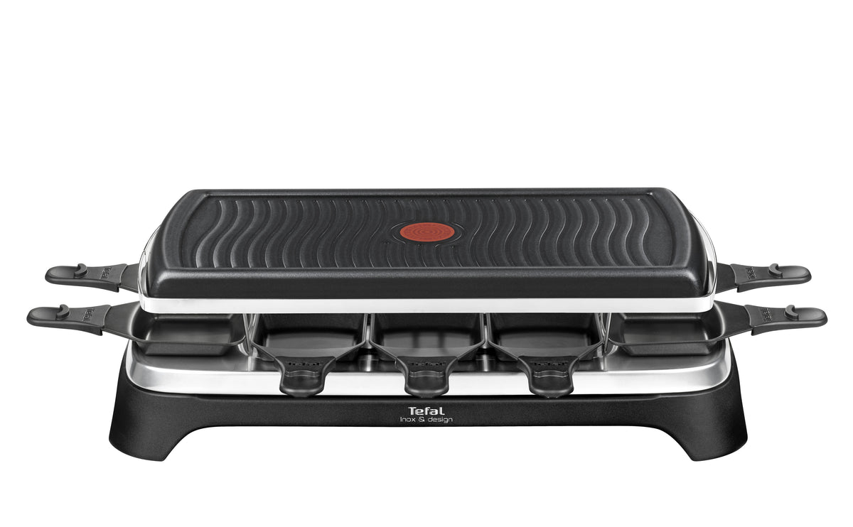 Tefal RE4588 raclettegrill 10 personer 1350 W Svart