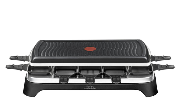 Tefal RE4588 raclettegrill 10 personer 1350 W Svart