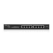 Zyxel GS1915-8 hanterad L2 Gigabit Ethernet (10/100/1000) Svart