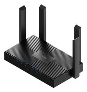 Cudy WR3000 trådlös router Gigabit Ethernet Dual-band (2,4 GHz / 5 GHz) Svart