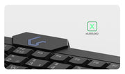 KeySonic KSK-3210ELU (DE) tangentbord Hem USB QWERTZ tyska Svart