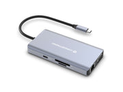 Conceptronic DONN20G dockningsstationer för bärbara datorer Kabel USB 3.2 Gen 1 (3.1