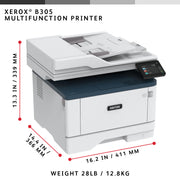 Xerox B305 A4 38 ppm trådlös dubbelkopiering/utskrift/scanning PS3 PCL5e/6 2 magasin