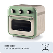 Ariete 4632/04 Single 16 l Fristående 1400 W Varmluftsfritös Grön