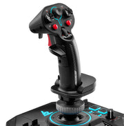 Thrustmaster Sol-R 4 HOTAS Svart USB Joystick + reglerspak för motor Analog
